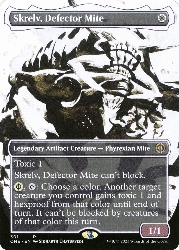 Skrelv, Defector Mite (Borderless Ichor) [Phyrexia: All Will Be One] | Nerdhalla Games