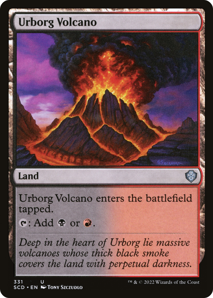 Urborg Volcano [Starter Commander Decks] | Nerdhalla Games