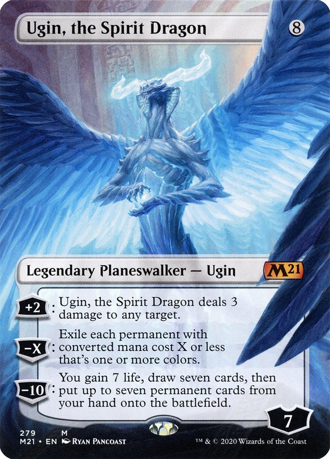 Ugin, the Spirit Dragon (Extended) (279) [Core Set 2021] | Nerdhalla Games