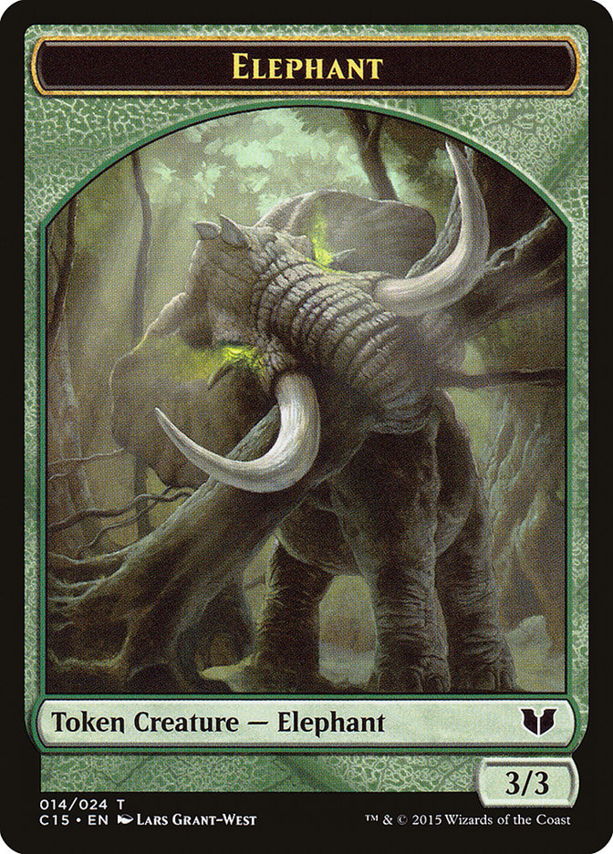 Elephant Token [Commander 2015 Tokens] | Nerdhalla Games