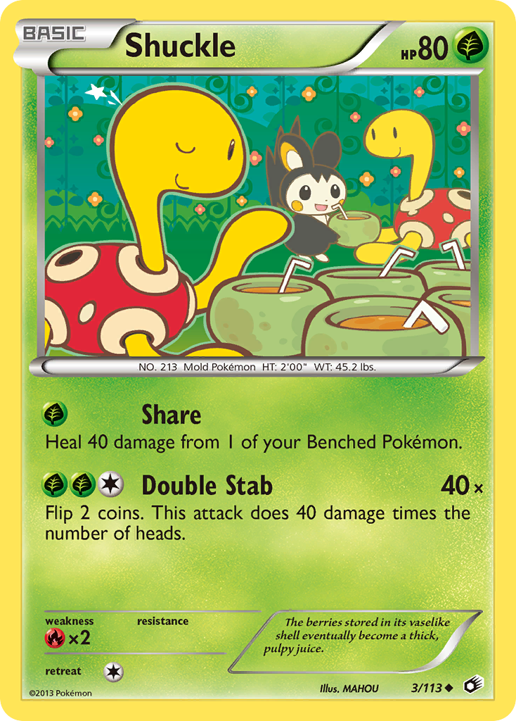 Shuckle (3/113) [Black & White: Legendary Treasures] | Nerdhalla Games