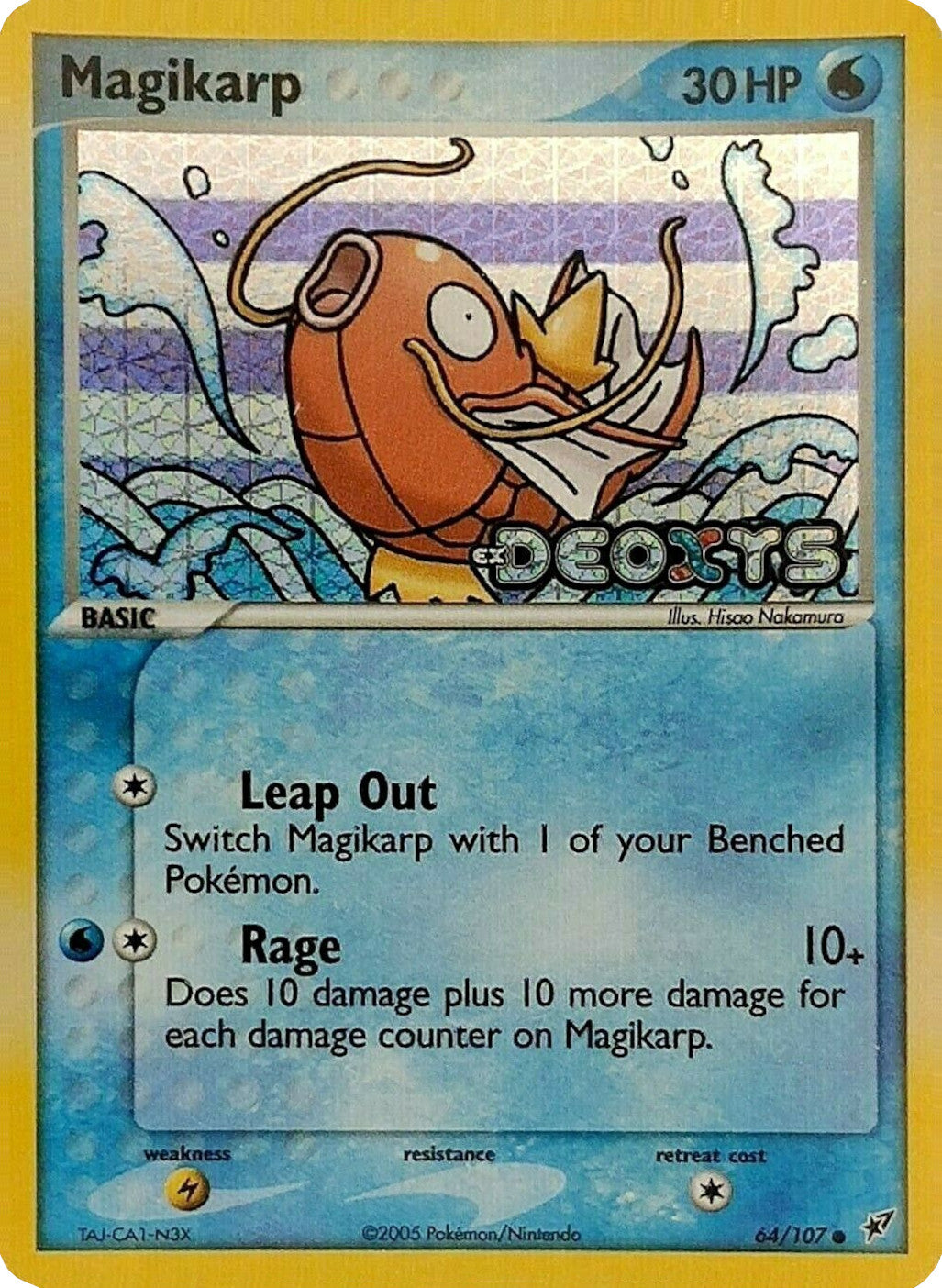 Magikarp (64/107) (Stamped) [EX: Deoxys] | Nerdhalla Games