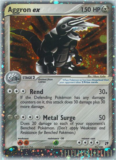 Aggron ex (95/100) [EX: Sandstorm] | Nerdhalla Games