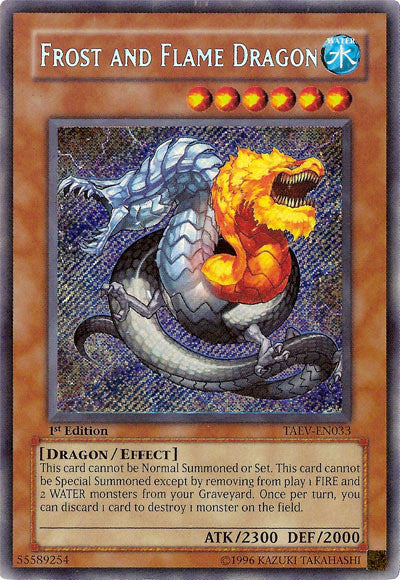 Frost and Flame Dragon [TAEV-EN033] Secret Rare | Nerdhalla Games