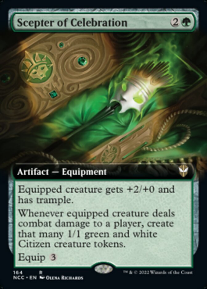 Scepter of Celebration (Extended Art) [Streets of New Capenna Commander] | Nerdhalla Games