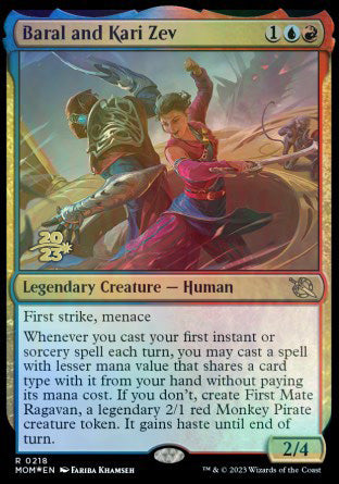 Baral and Kari Zev [March of the Machine Prerelease Promos] | Nerdhalla Games