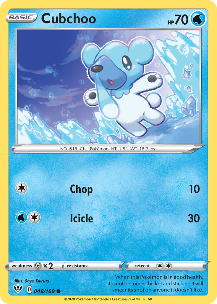 Cubchoo (048/189) [Sword & Shield: Darkness Ablaze] | Nerdhalla Games