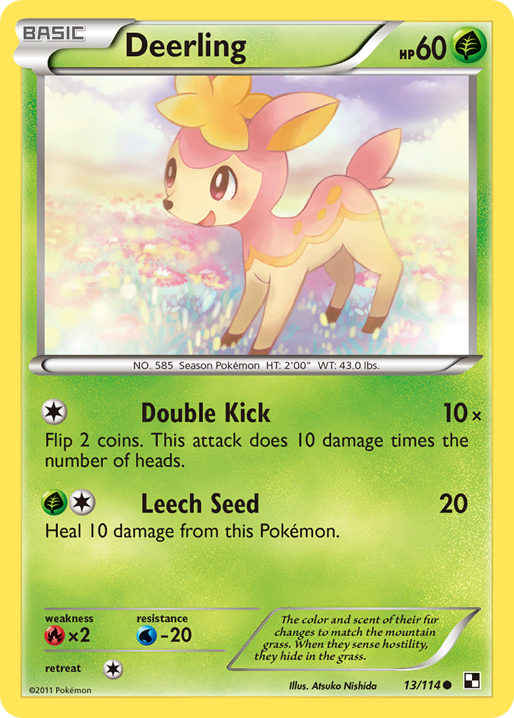 Deerling (13/114) [Black & White: Base Set] | Nerdhalla Games