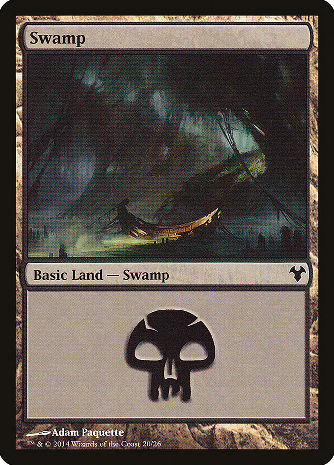 Swamp (20) [Modern Event Deck 2014] | Nerdhalla Games