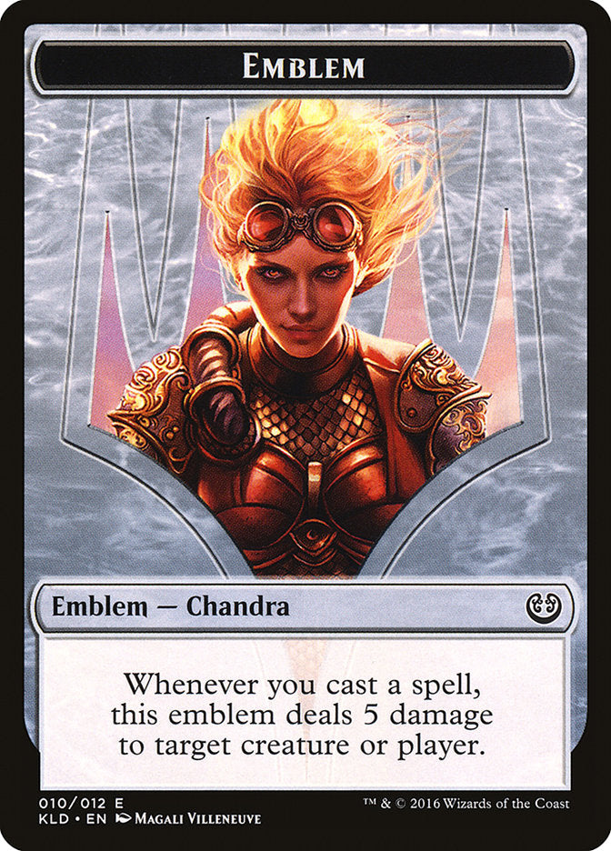 Chandra, Torch of Defiance Emblem [Kaladesh Tokens] | Nerdhalla Games