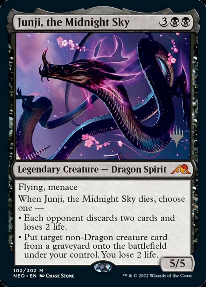 Junji, the Midnight Sky (Promo Pack) [Kamigawa: Neon Dynasty Promos] | Nerdhalla Games