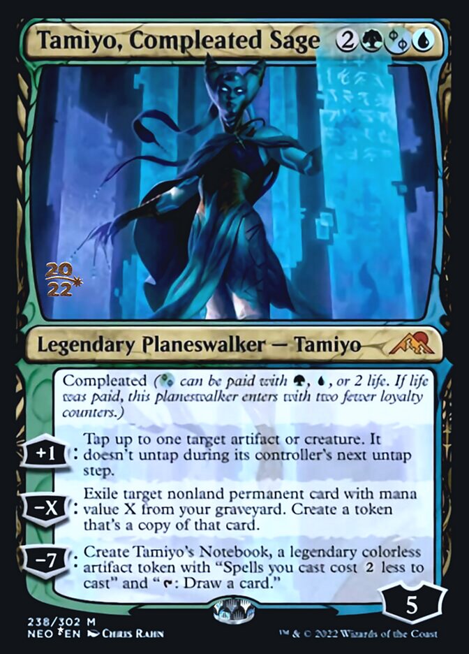 Tamiyo, Compleated Sage [Kamigawa: Neon Dynasty Prerelease Promos] | Nerdhalla Games