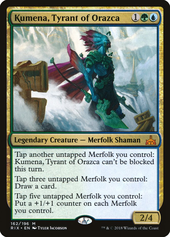 Kumena, Tyrant of Orazca [Rivals of Ixalan] | Nerdhalla Games