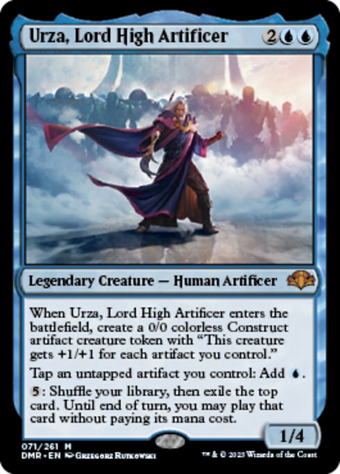 Urza, Lord High Artificer [Dominaria Remastered] | Nerdhalla Games