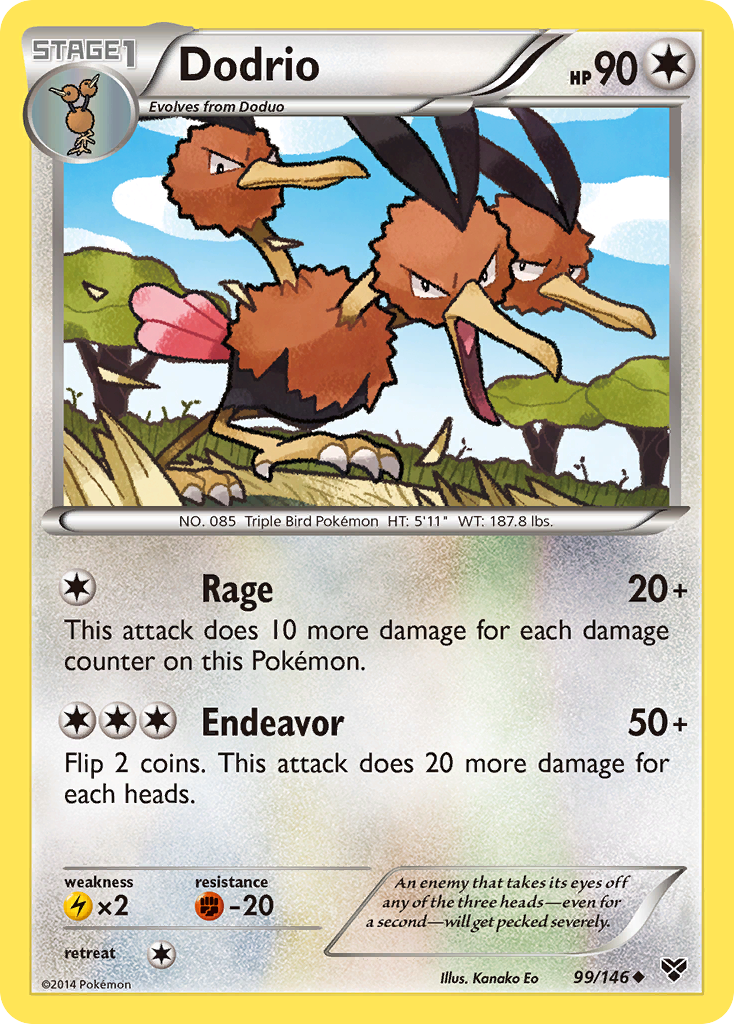 Dodrio (99/146) [XY: Base Set] | Nerdhalla Games