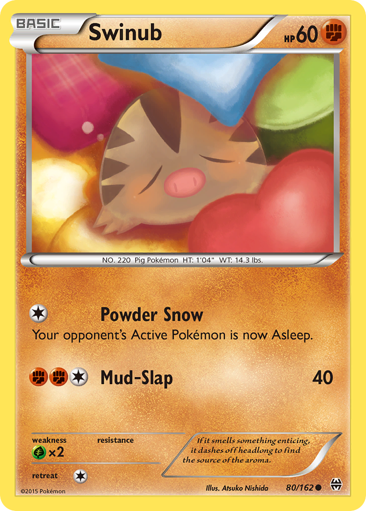 Swinub (80/162) [XY: BREAKthrough] | Nerdhalla Games