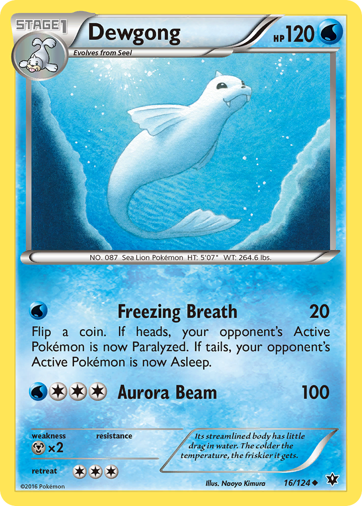 Dewgong (16/124) [XY: Fates Collide] | Nerdhalla Games