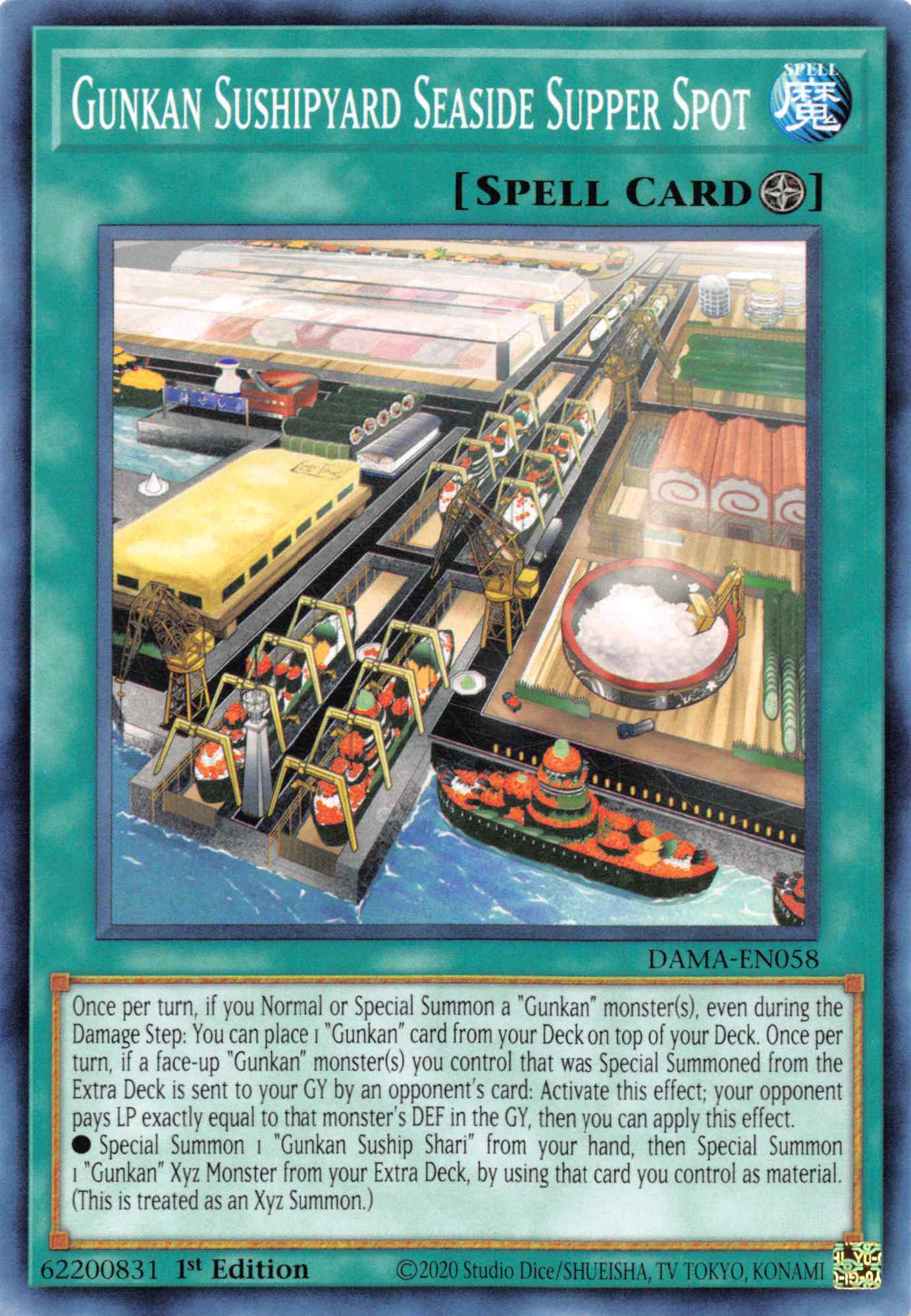 Gunkan Sushipyard Seaside Supper Spot [DAMA-EN058] Common | Nerdhalla Games