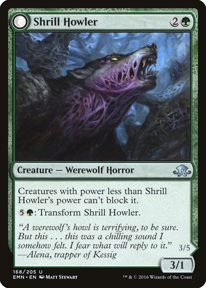 Shrill Howler // Howling Chorus [Eldritch Moon] | Nerdhalla Games