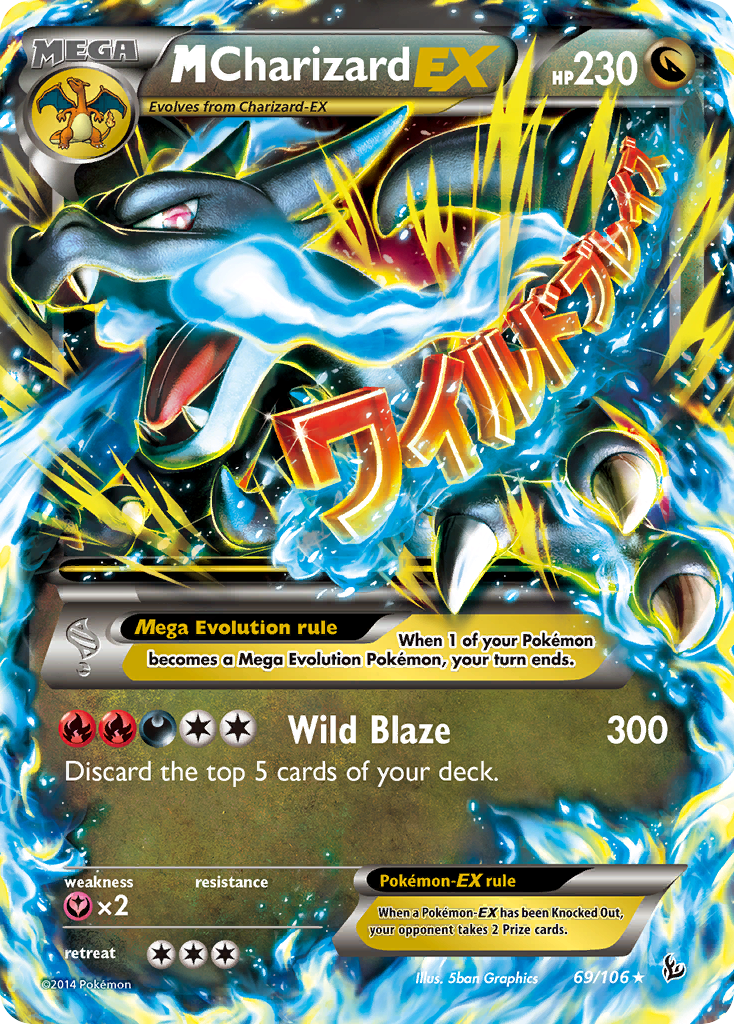 M Charizard EX (69/106) [XY: Flashfire] | Nerdhalla Games