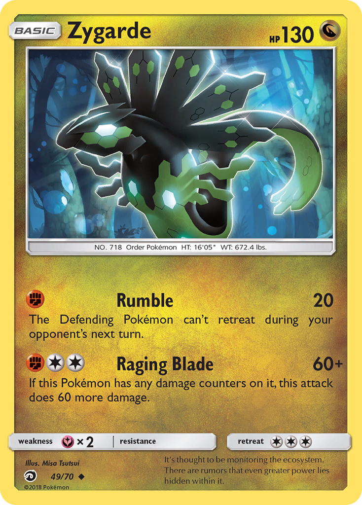 Zygarde (49/70) [Sun & Moon: Dragon Majesty] | Nerdhalla Games