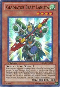 Gladiator Beast Lanista [LCGX-EN252] Ultra Rare | Nerdhalla Games