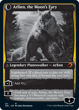 Arlinn, the Pack's Hope // Arlinn, the Moon's Fury [Innistrad: Double Feature] | Nerdhalla Games