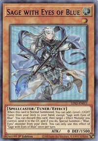 Sage with Eyes of Blue (Purple) [LDS2-EN011] Ultra Rare | Nerdhalla Games