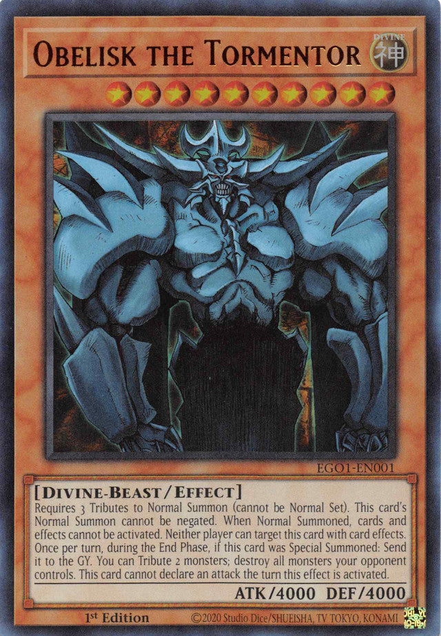 Obelisk the Tormentor [EGO1-EN001] Ultra Rare | Nerdhalla Games