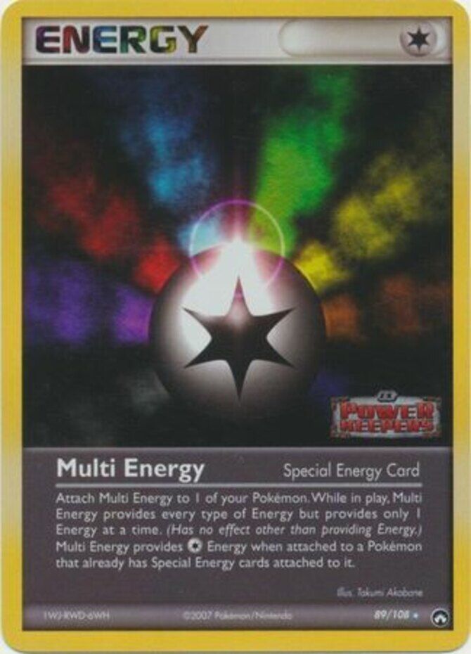 Multi Energy (89/108) (Stamped) [EX: Power Keepers] | Nerdhalla Games