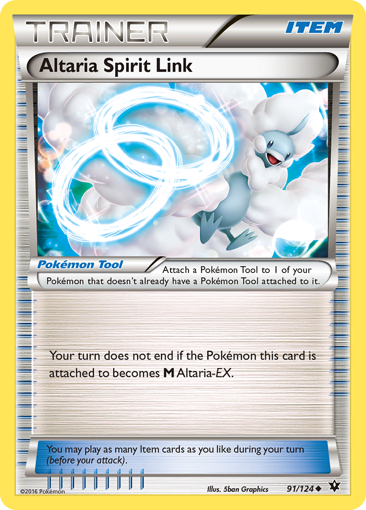 Altaria Spirit Link (91/124) [XY: Fates Collide] | Nerdhalla Games