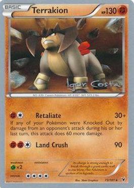 Terrakion (73/101) (Pesadelo Prism - Igor Costa) [World Championships 2012] | Nerdhalla Games