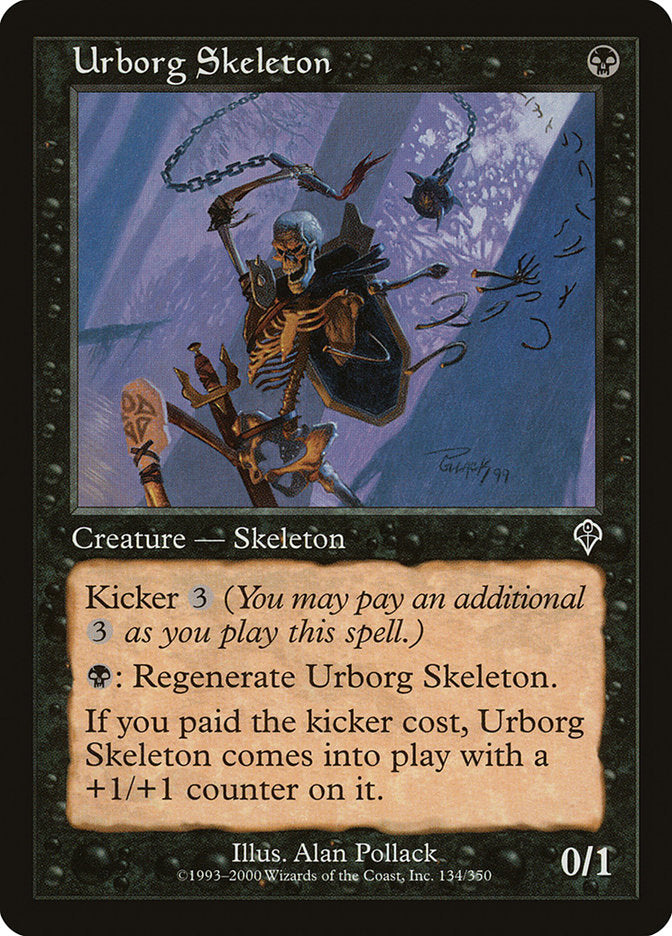 Urborg Skeleton [Invasion] | Nerdhalla Games