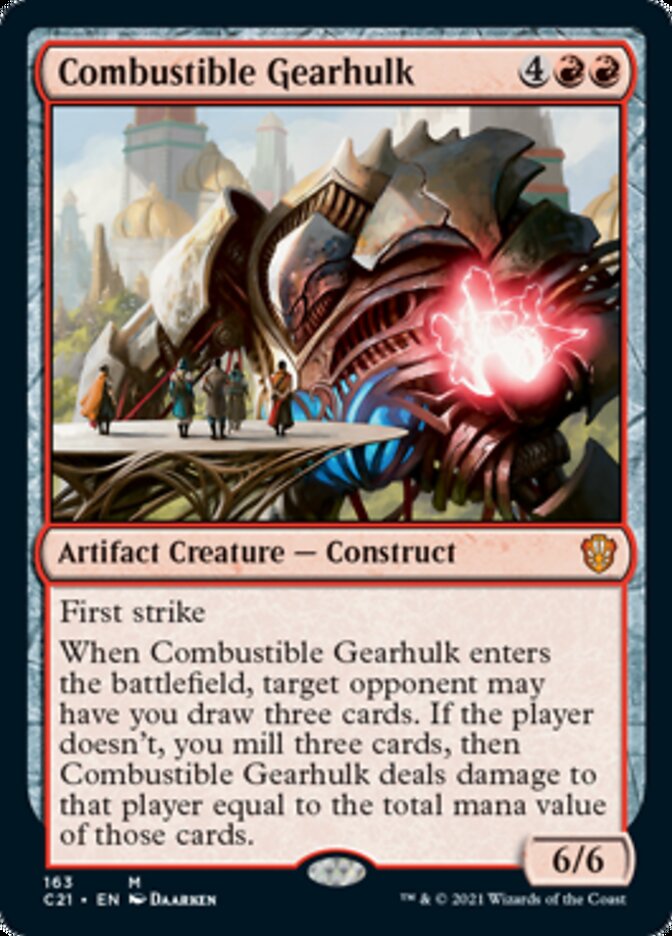 Combustible Gearhulk [Commander 2021] | Nerdhalla Games