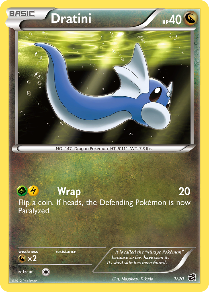 Dratini (1/20) [Black & White: Dragon Vault] | Nerdhalla Games