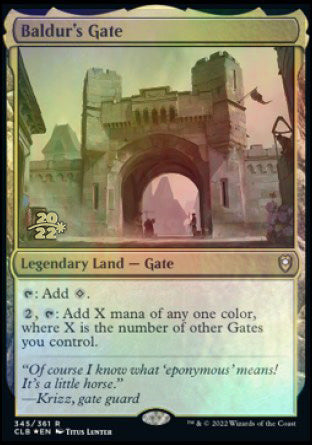 Baldur's Gate [Commander Legends: Battle for Baldur's Gate Prerelease Promos] | Nerdhalla Games