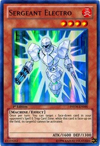 Sergeant Electro [PHSW-EN090] Ultra Rare | Nerdhalla Games