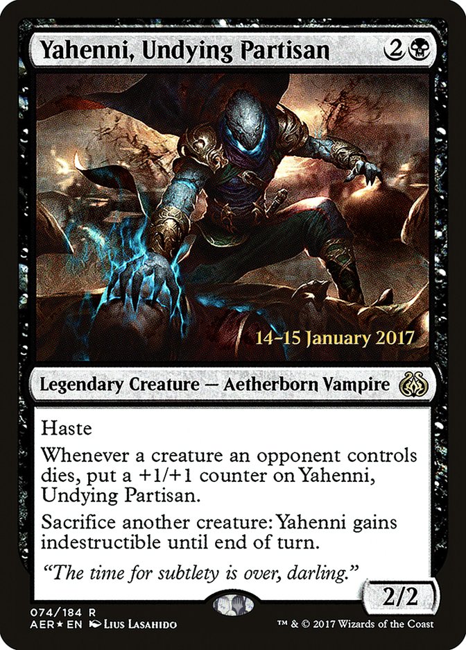 Yahenni, Undying Partisan  [Aether Revolt Prerelease Promos] | Nerdhalla Games