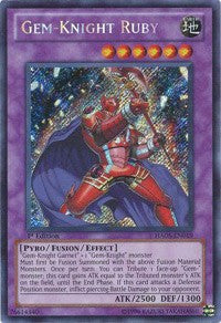 Gem-Knight Ruby [HA05-EN019] Secret Rare | Nerdhalla Games