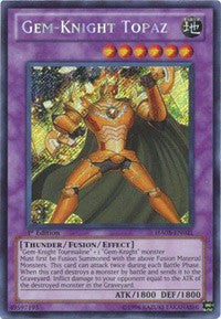 Gem-Knight Topaz [HA05-EN021] Secret Rare | Nerdhalla Games