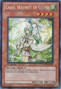 Caam, Serenity of Gusto [HA05-EN041] Secret Rare | Nerdhalla Games