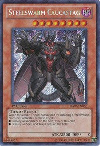 Steelswarm Caucastag [HA05-EN050] Secret Rare | Nerdhalla Games