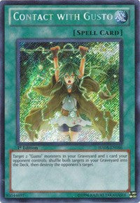 Contact with Gusto [HA05-EN056] Secret Rare | Nerdhalla Games