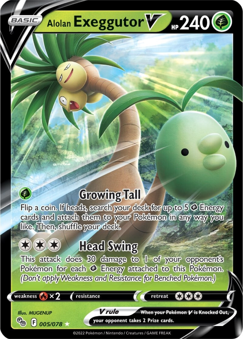 Alolan Exeggutor V (005/078) [Pokémon GO] | Nerdhalla Games