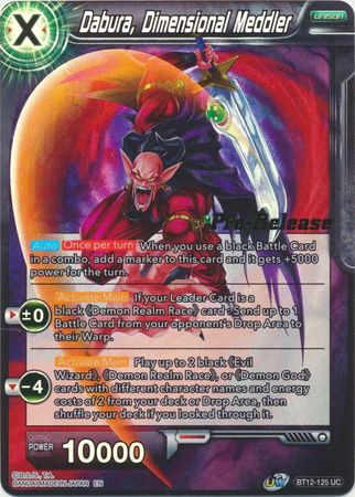 Dabura, Dimensional Meddler (BT12-125) [Vicious Rejuvenation Prerelease Promos] | Nerdhalla Games