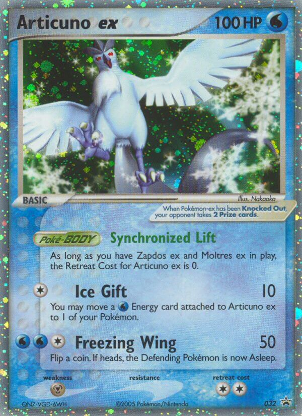 Articuno ex (032) [Nintendo: Black Star Promos] | Nerdhalla Games