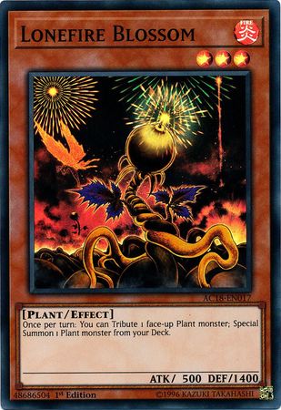 Lonefire Blossom [AC18-EN017] Super Rare | Nerdhalla Games