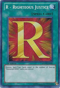 R - Righteous Justice [RYMP-EN025] Secret Rare | Nerdhalla Games