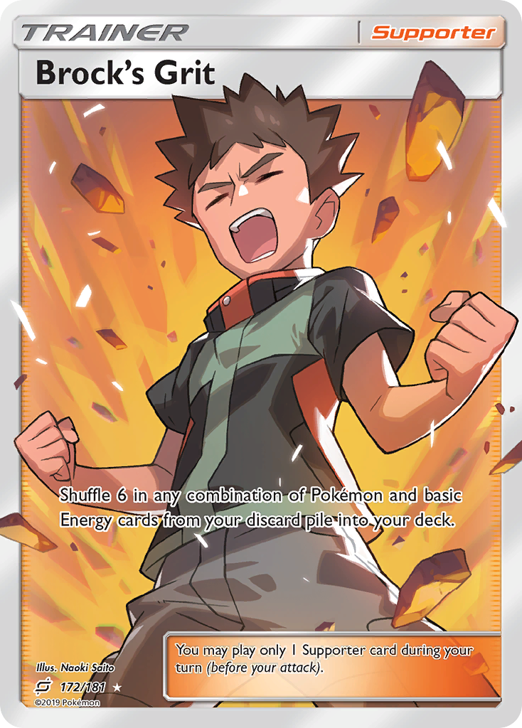 Brock's Grit (172/181) [Sun & Moon: Team Up] | Nerdhalla Games