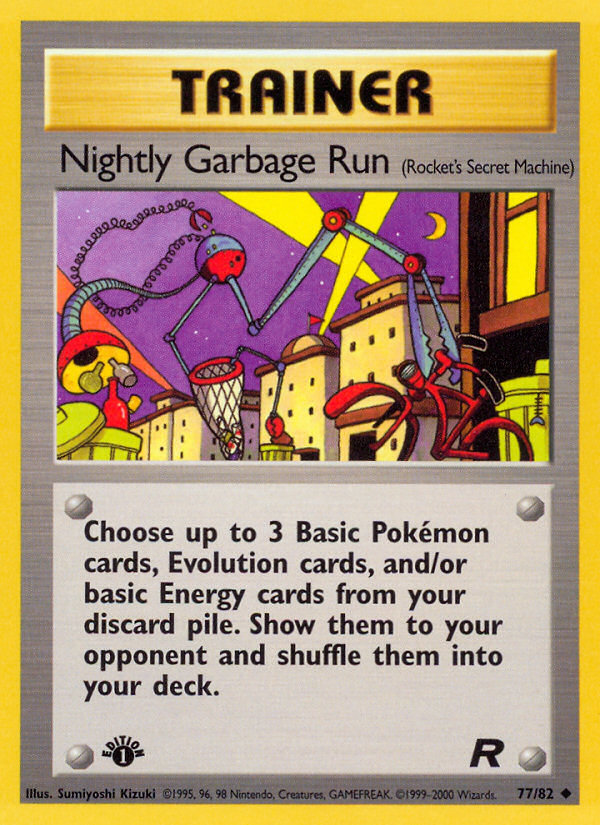 Nightly Garbage Run (77/82) [Team Rocket 1st Edition] | Nerdhalla Games